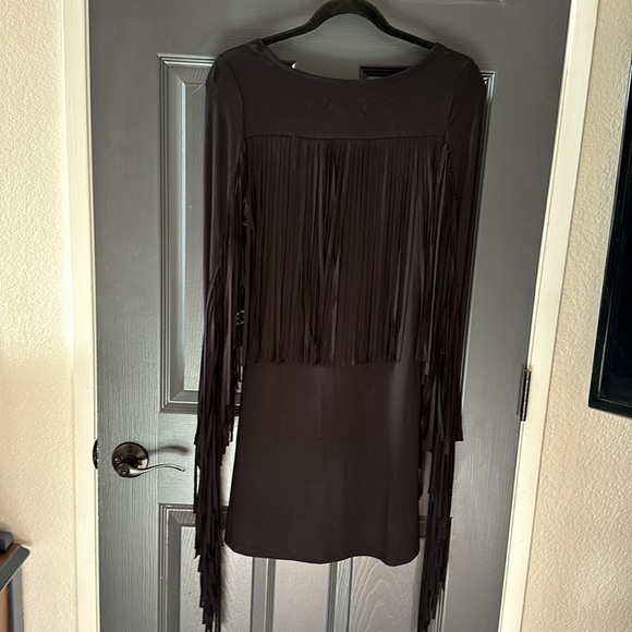 Idyllwind “I Feel Like Dancing” Black Fringe Dress - Picture 4 of 5